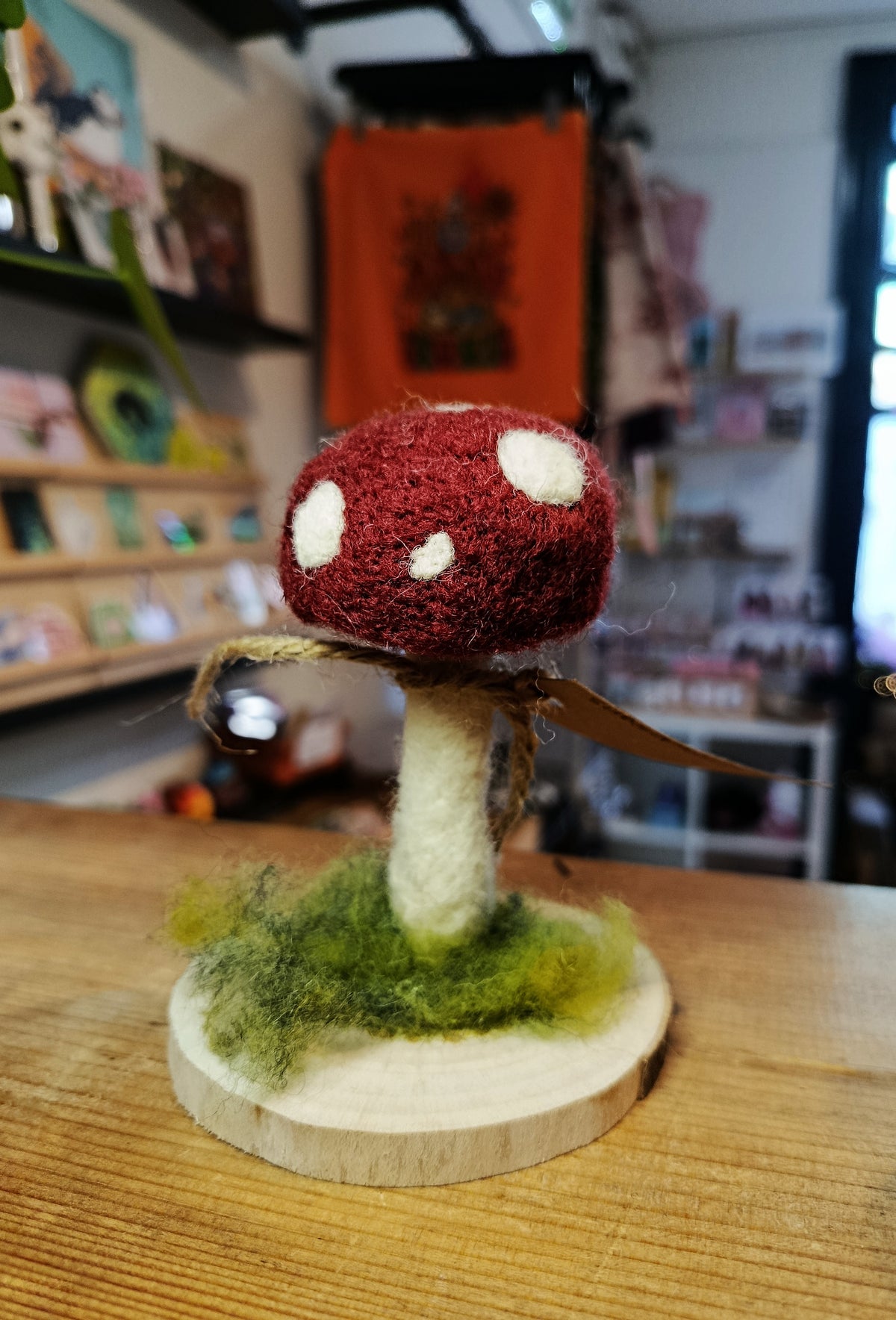 Needle felt Mushroom Sculptures