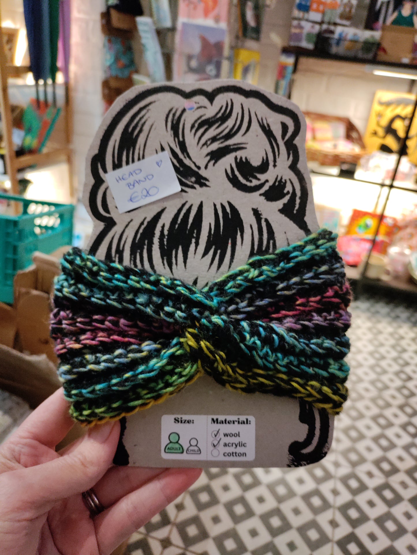 Handmade wool / acrylic headbands