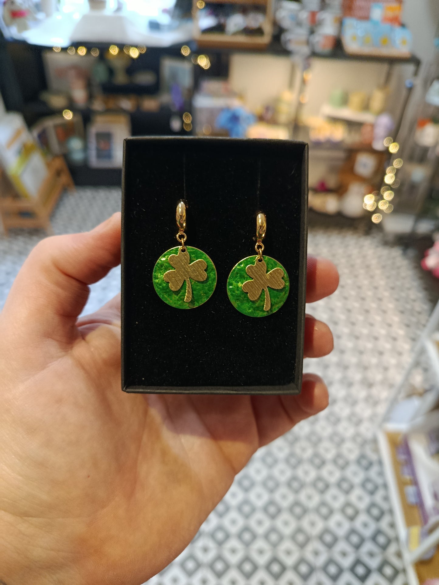 Shamrock Necklaces and Earrings