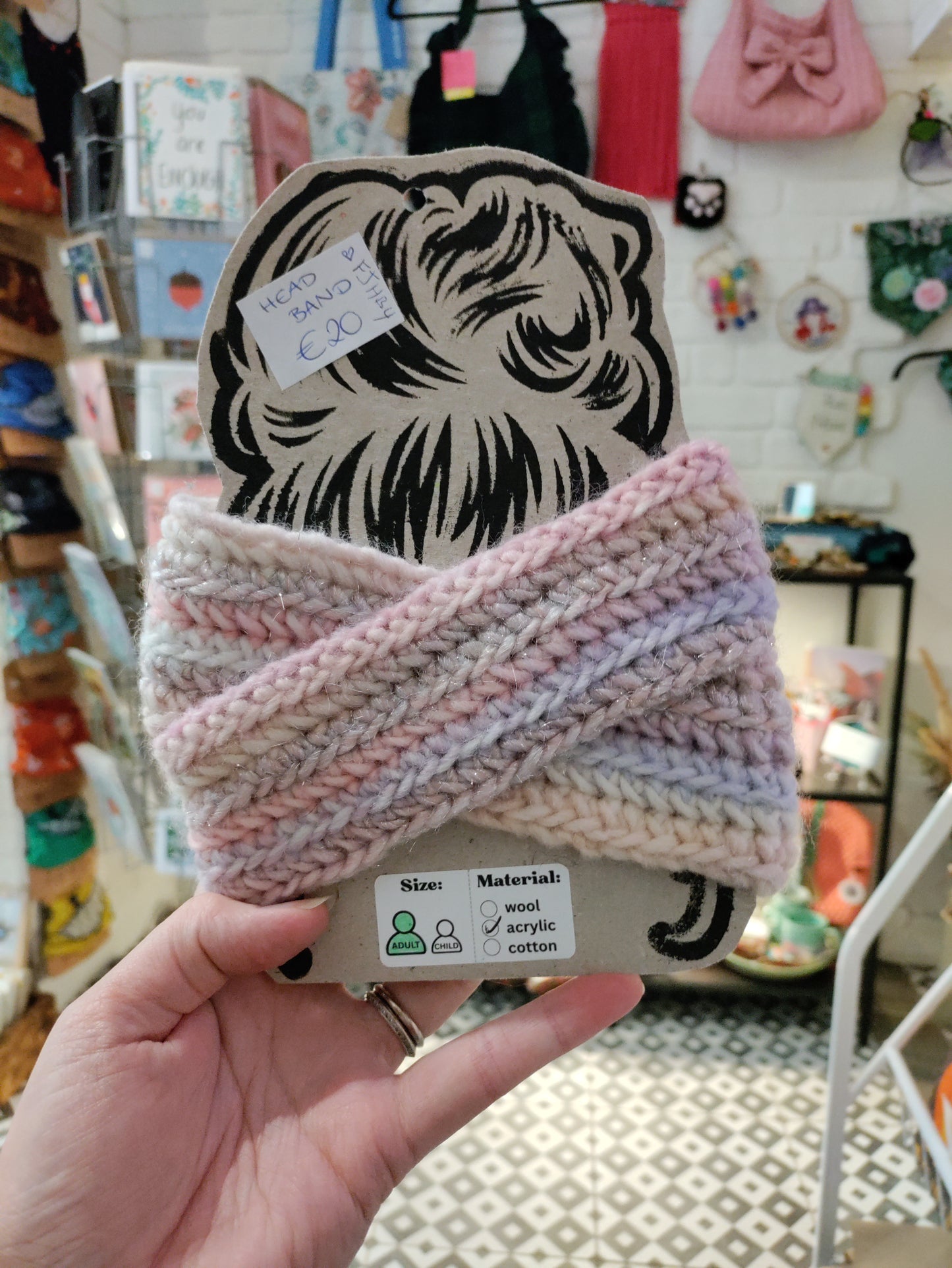 Handmade wool / acrylic headbands