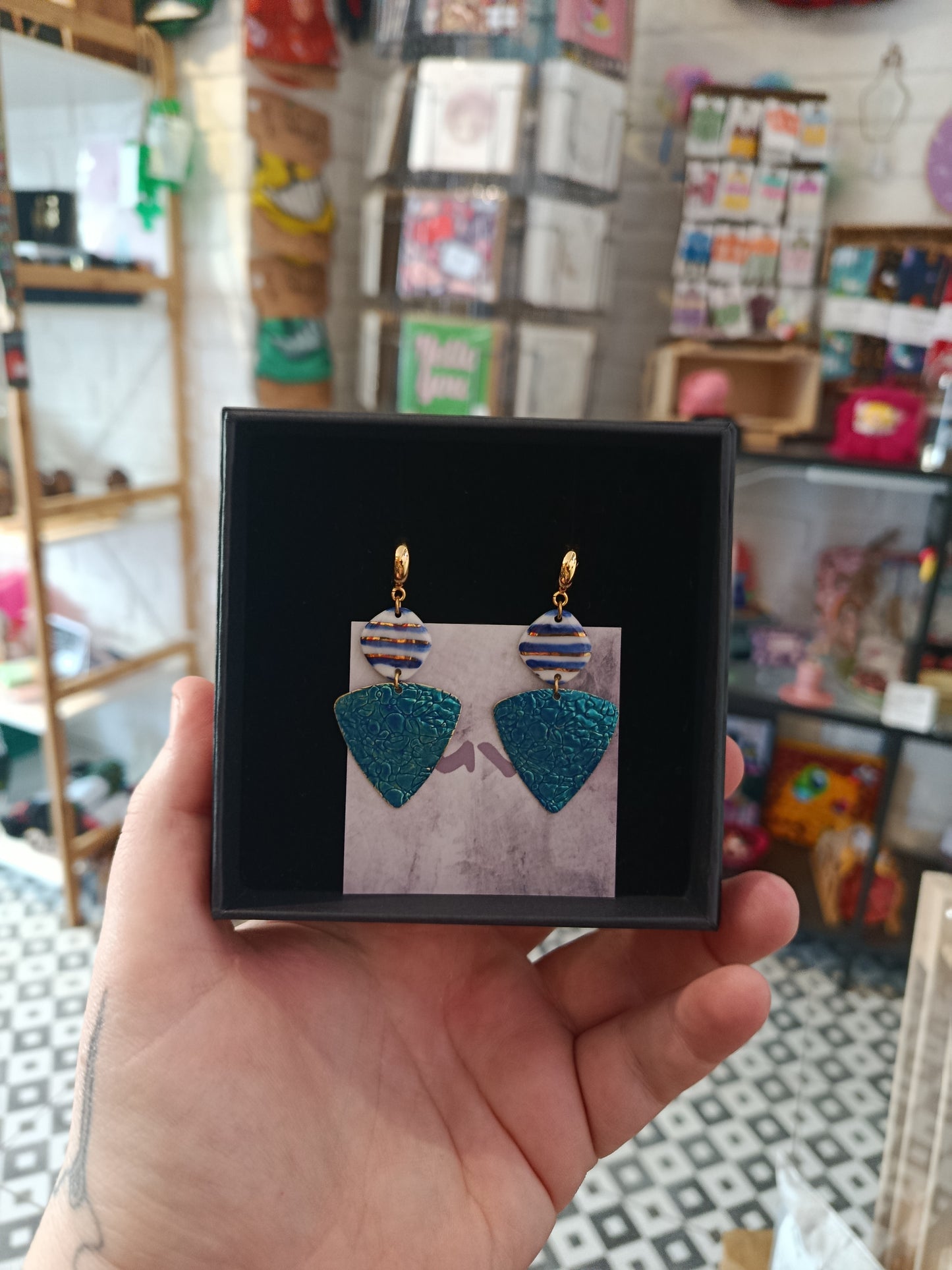 Porcelain earrings