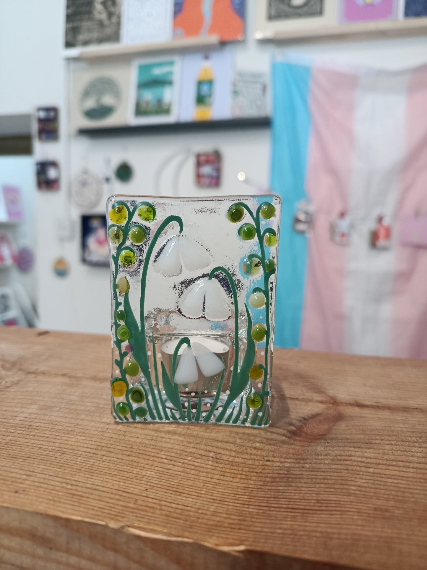 Fused Glass Tealight Holders