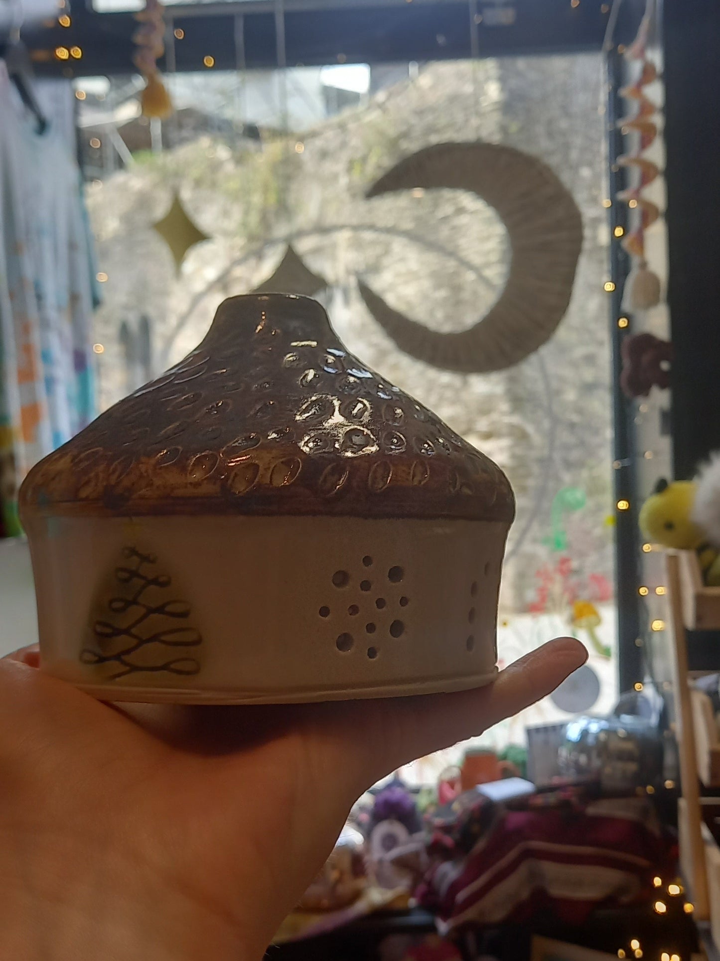 Christmas Cottage Candle Covers