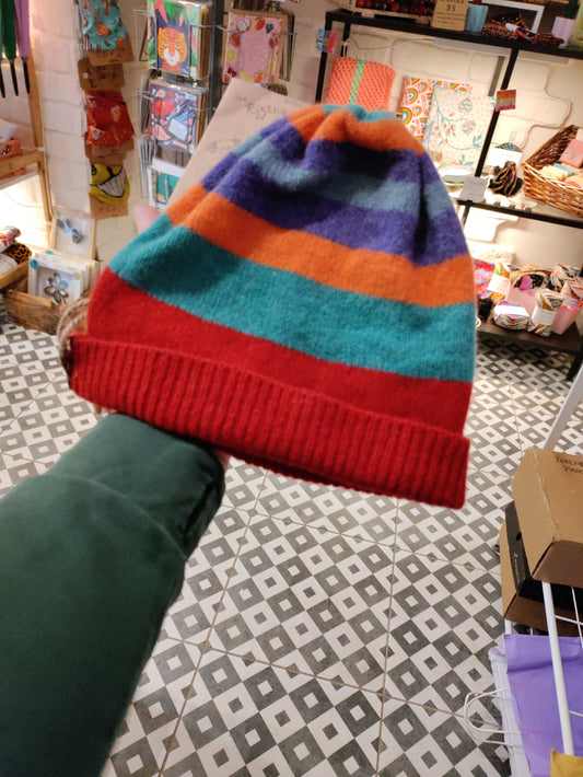 Rising tide lambswool hat
