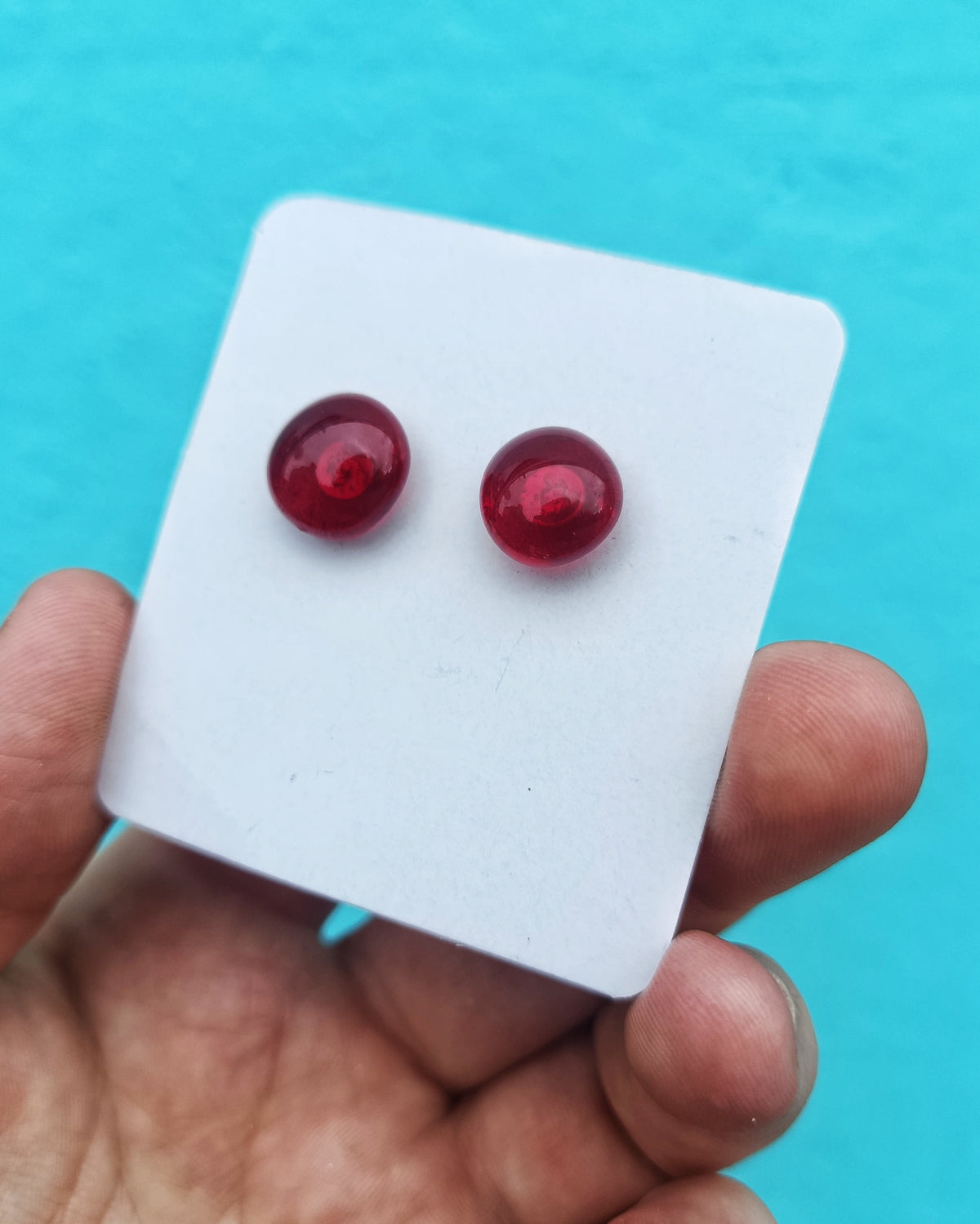 The Glassmakers Yard Fused Glass Studs