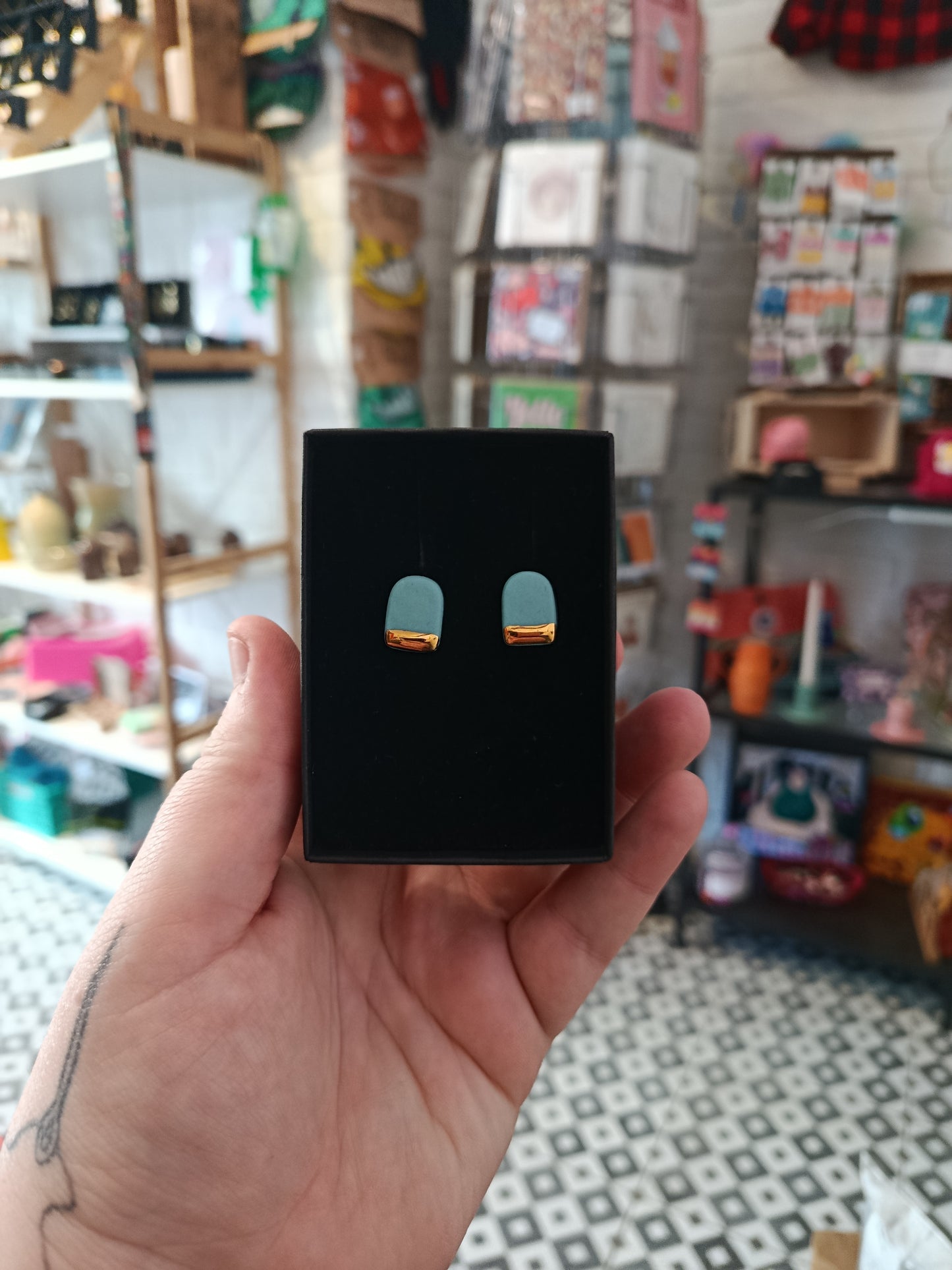 Porcelain earrings