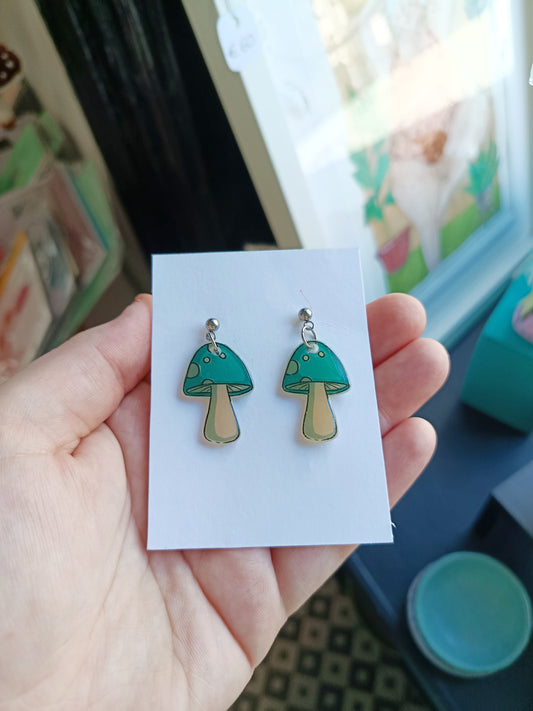 Mushroom Earrings