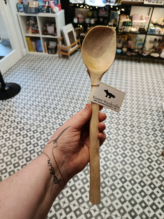 Cherry Cooking Spoon large Hand carved
