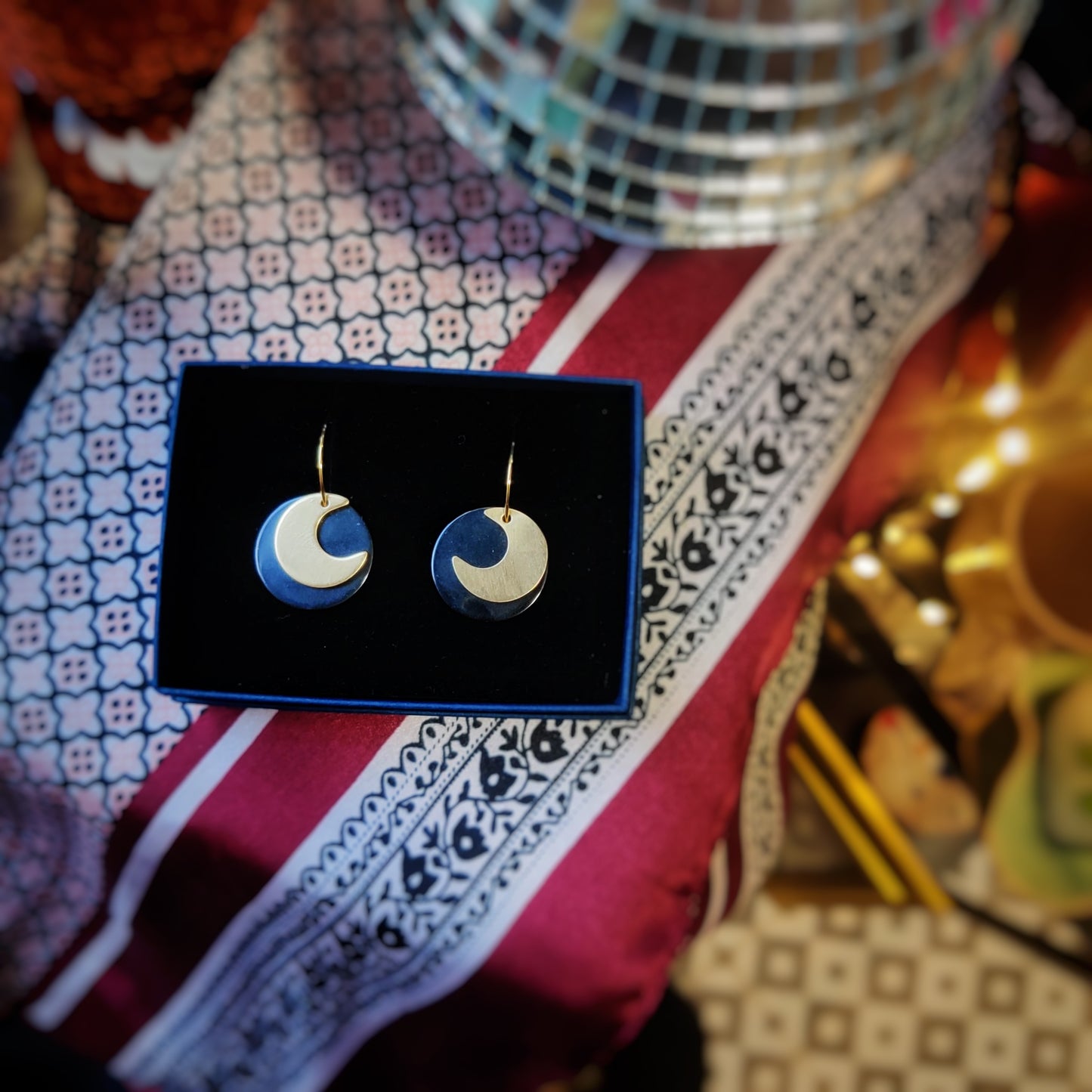 Danu Brass Stacked Earrings