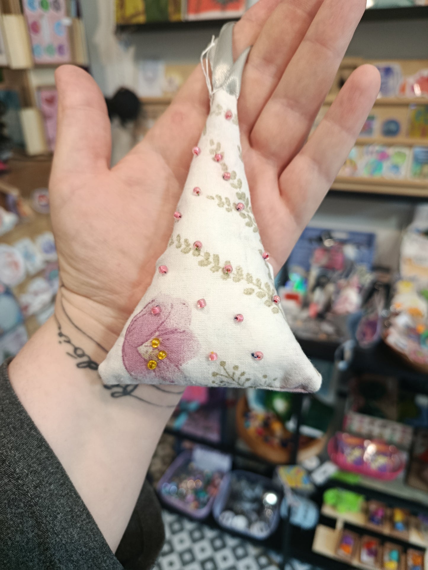 Upcycled Fabric Christmas Tree