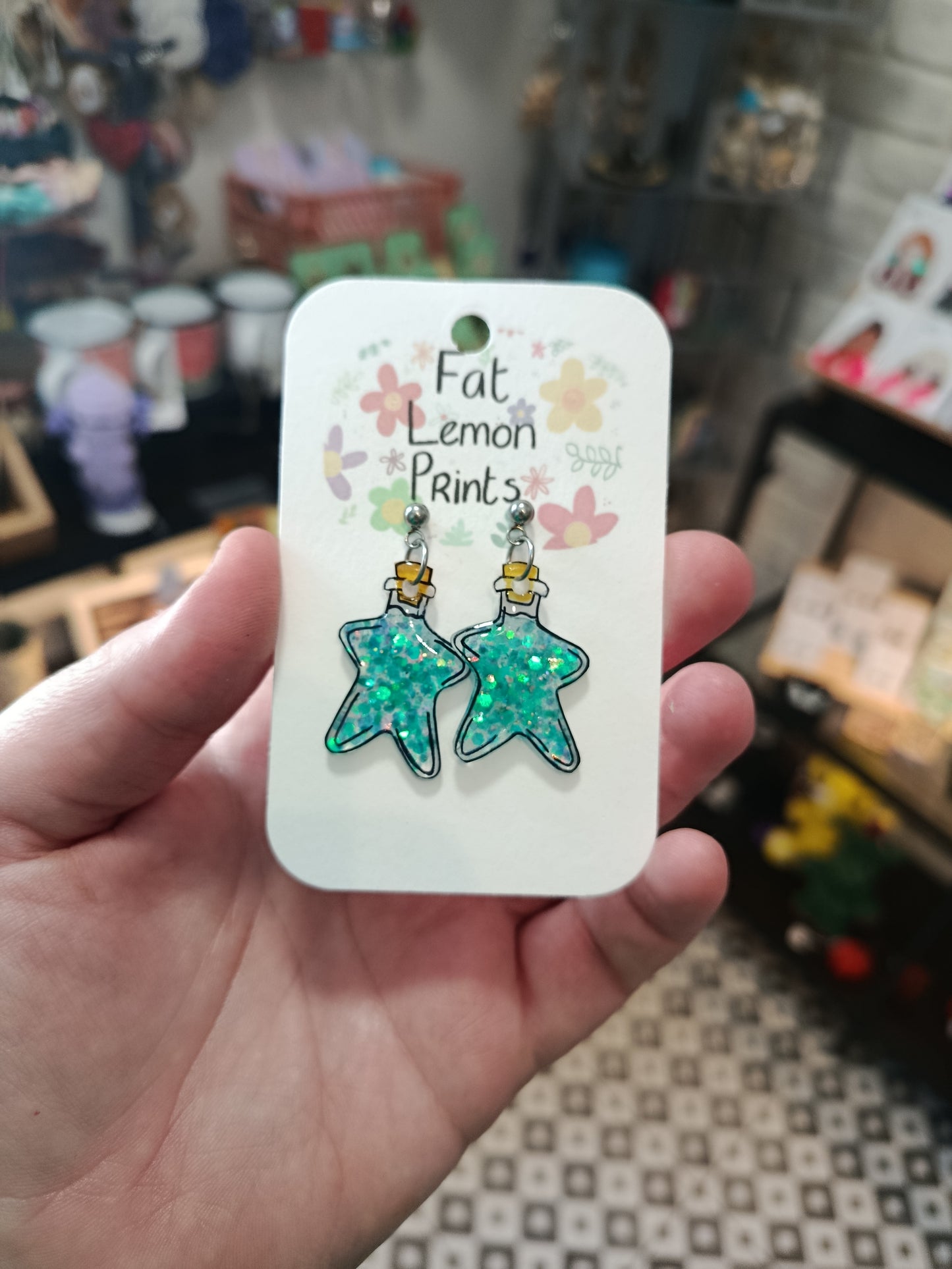 Bottle of Stars Earrings