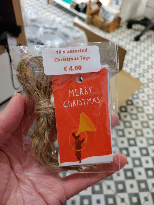 Assorted Christmas tags