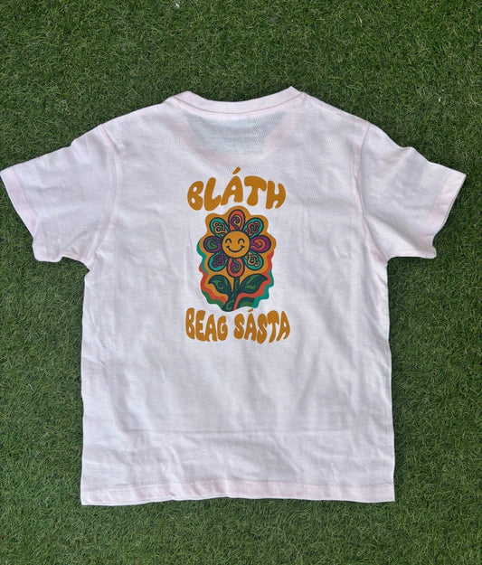 Bláth Beag Sásta (happy little flower) kids t-shirts