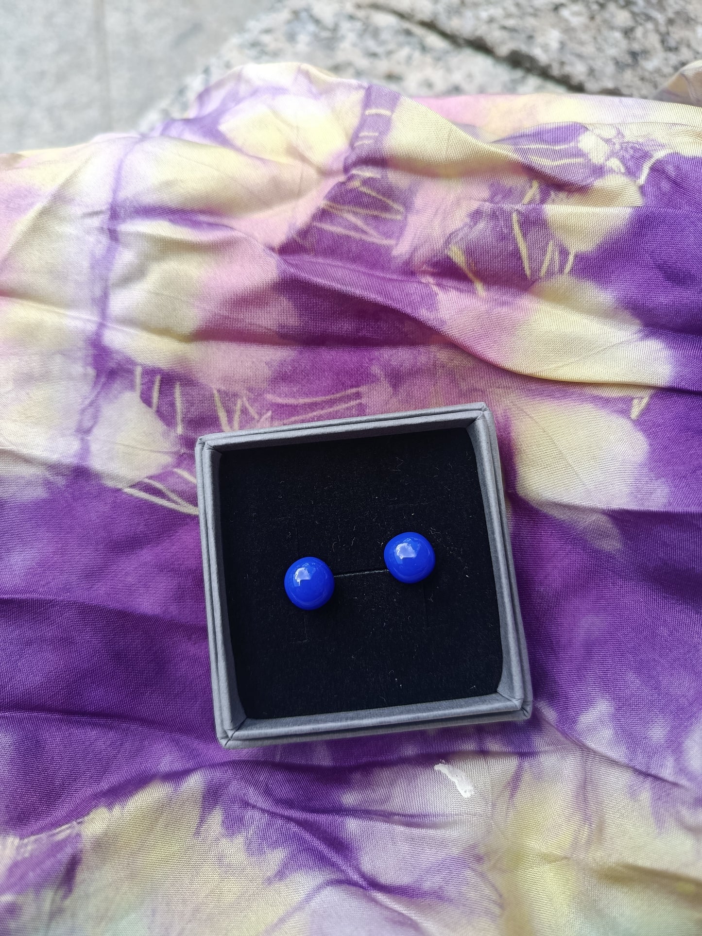 Simple Fused Glass Studs