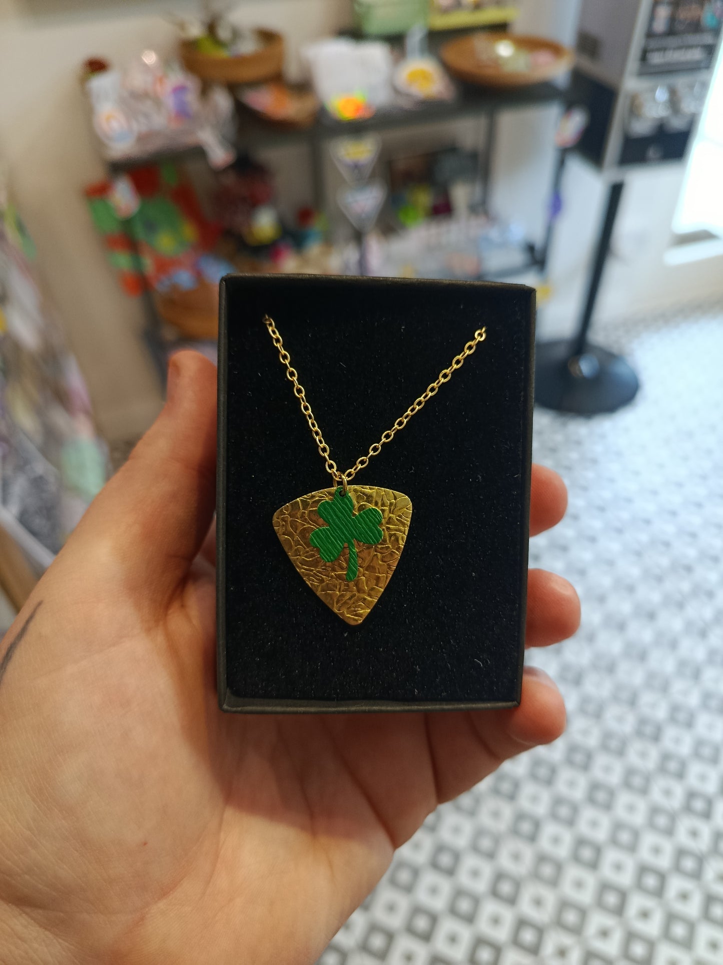 Shamrock Necklaces and Earrings