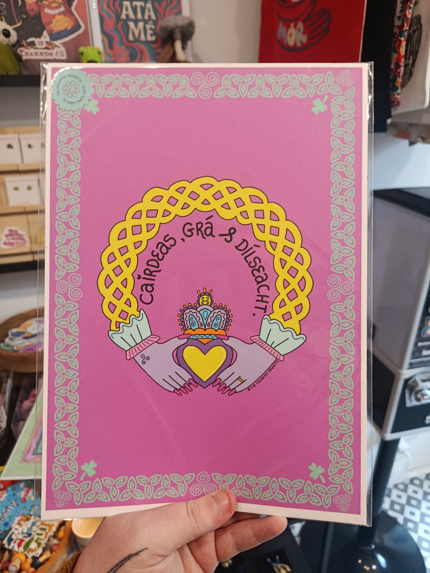 The ColourPop Brunette A4 Prints