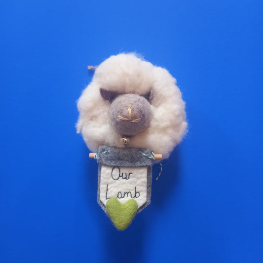 Faux taxidermy sheep