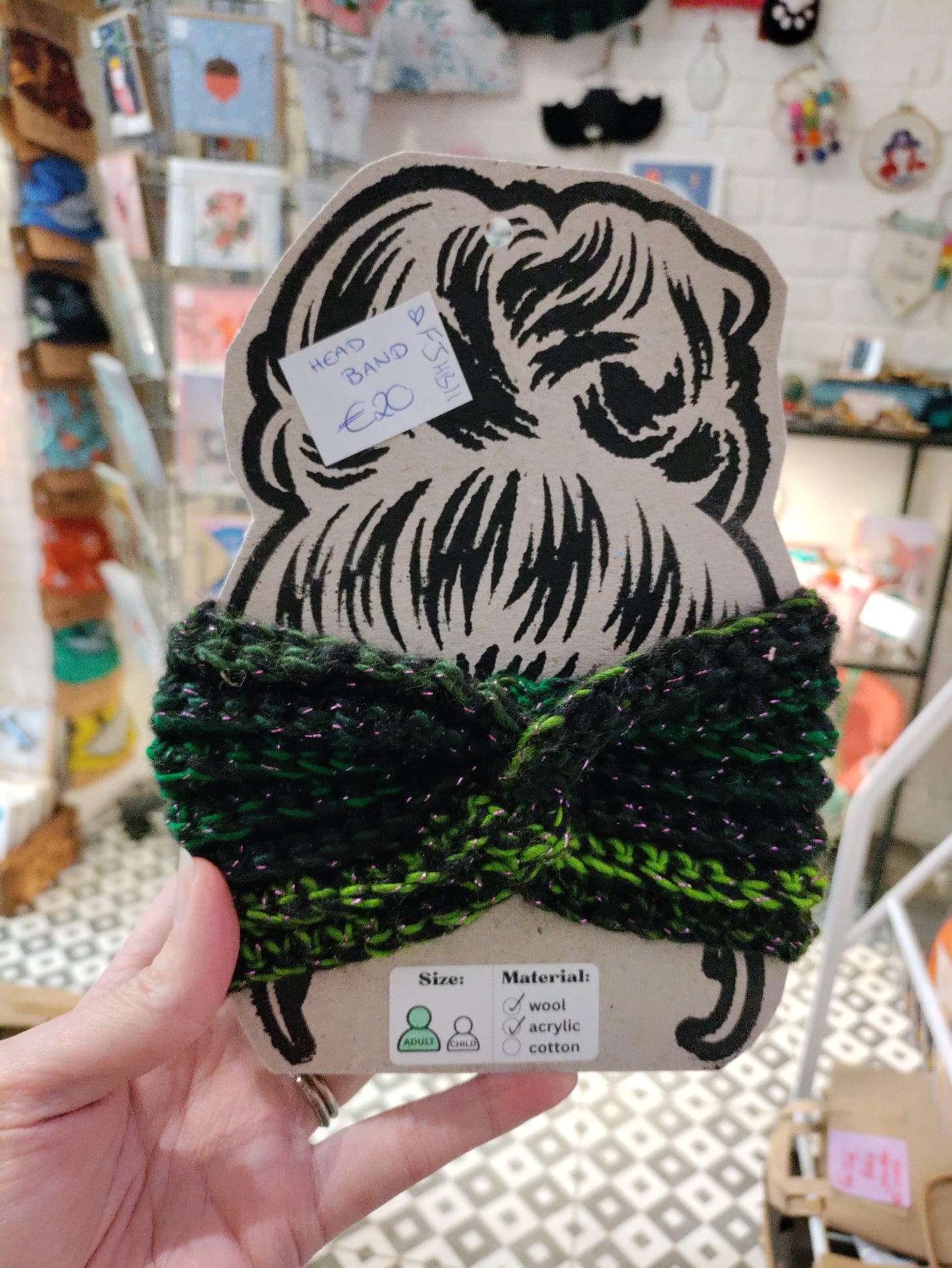 Handmade wool / acrylic headbands