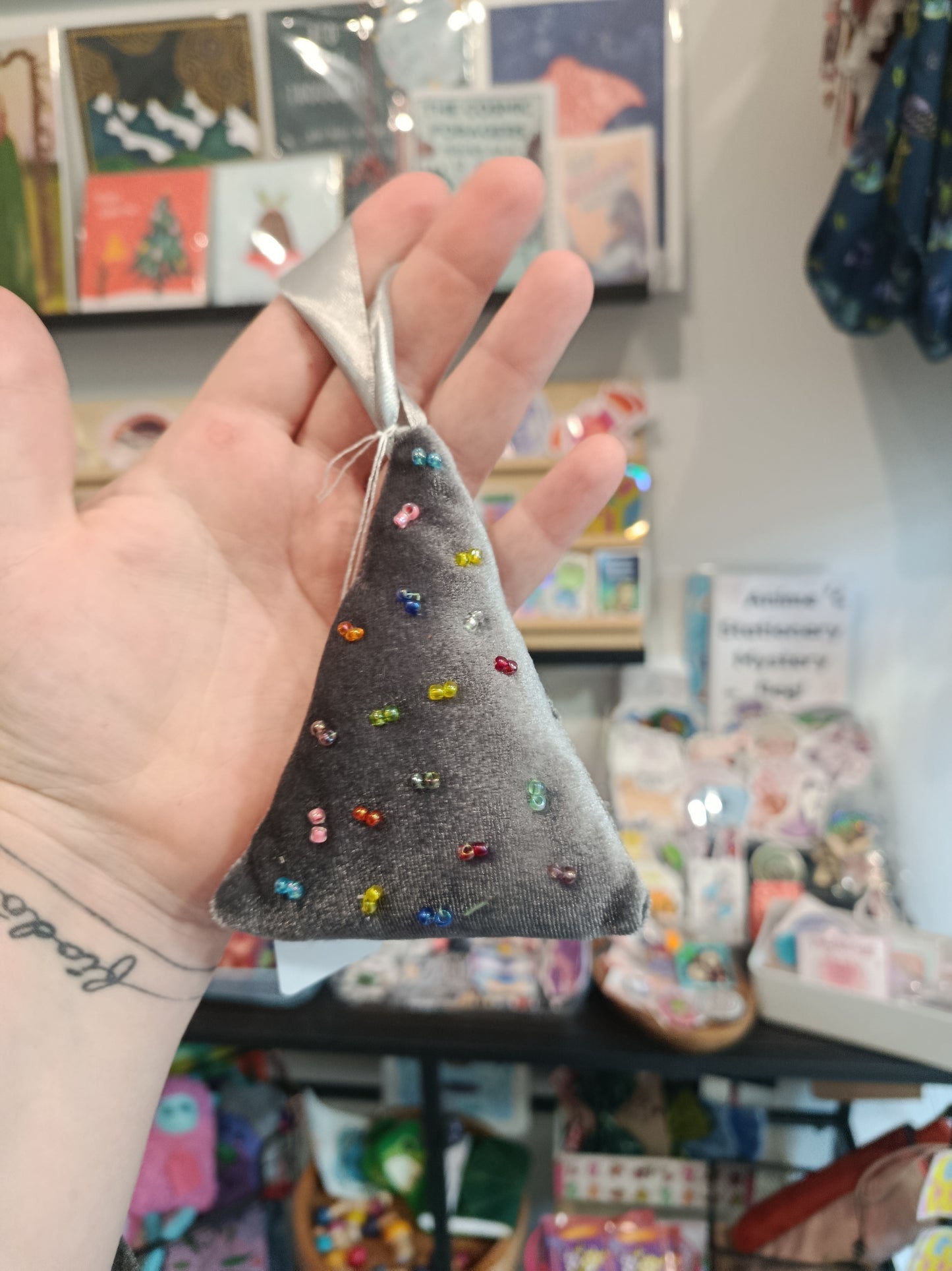 Upcycled Fabric Christmas Tree