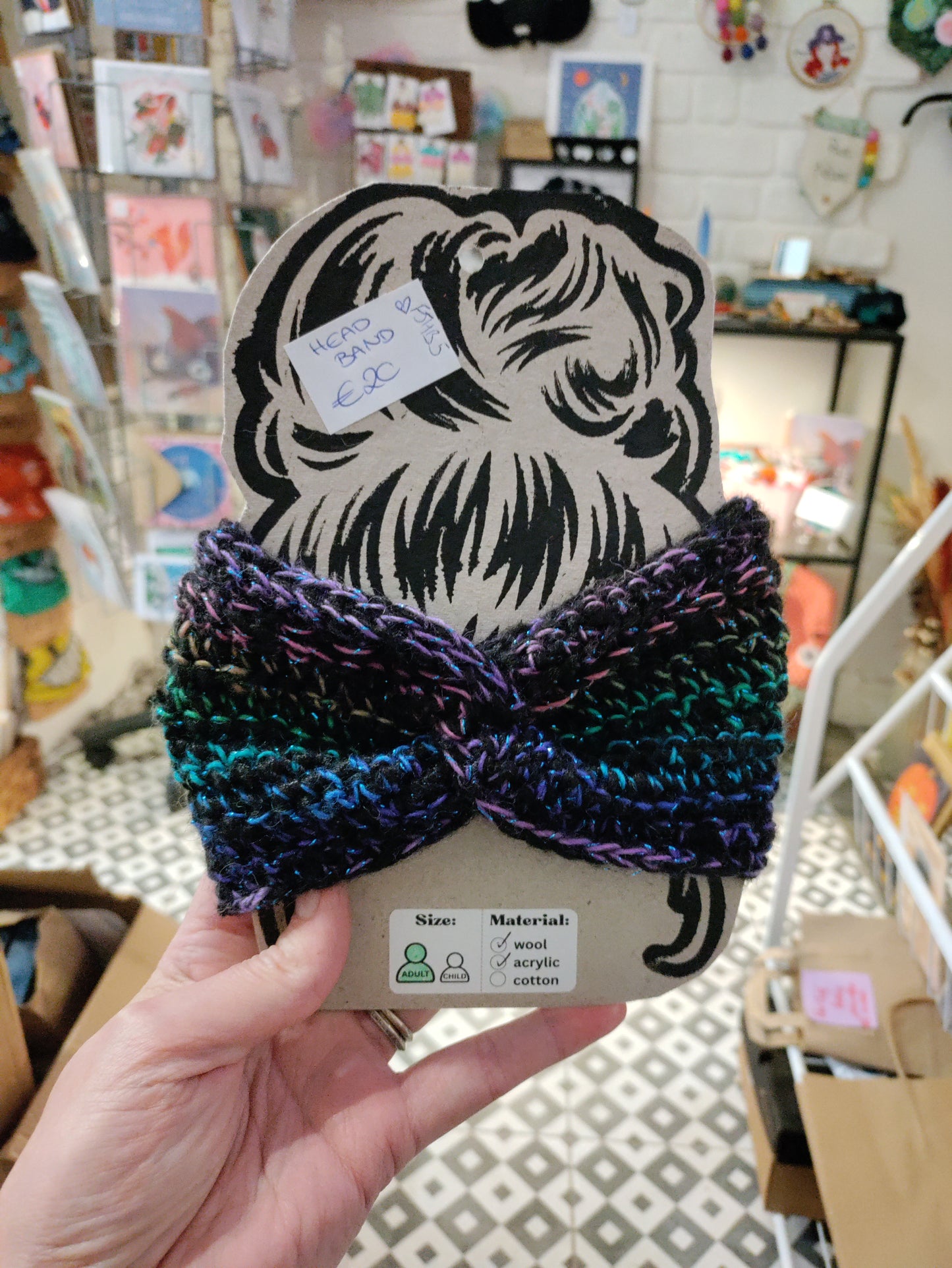 Handmade wool / acrylic headbands