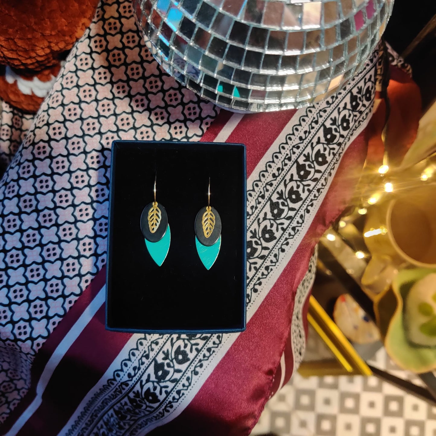 Danu Brass Stacked Earrings