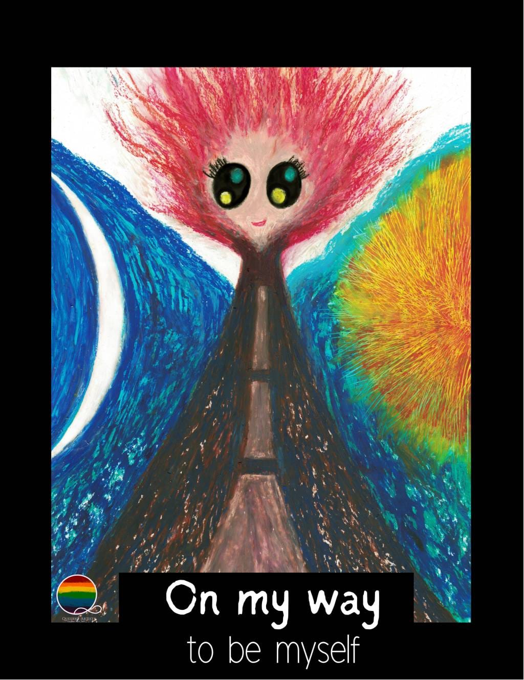 Queerky Artist magnet talking cards