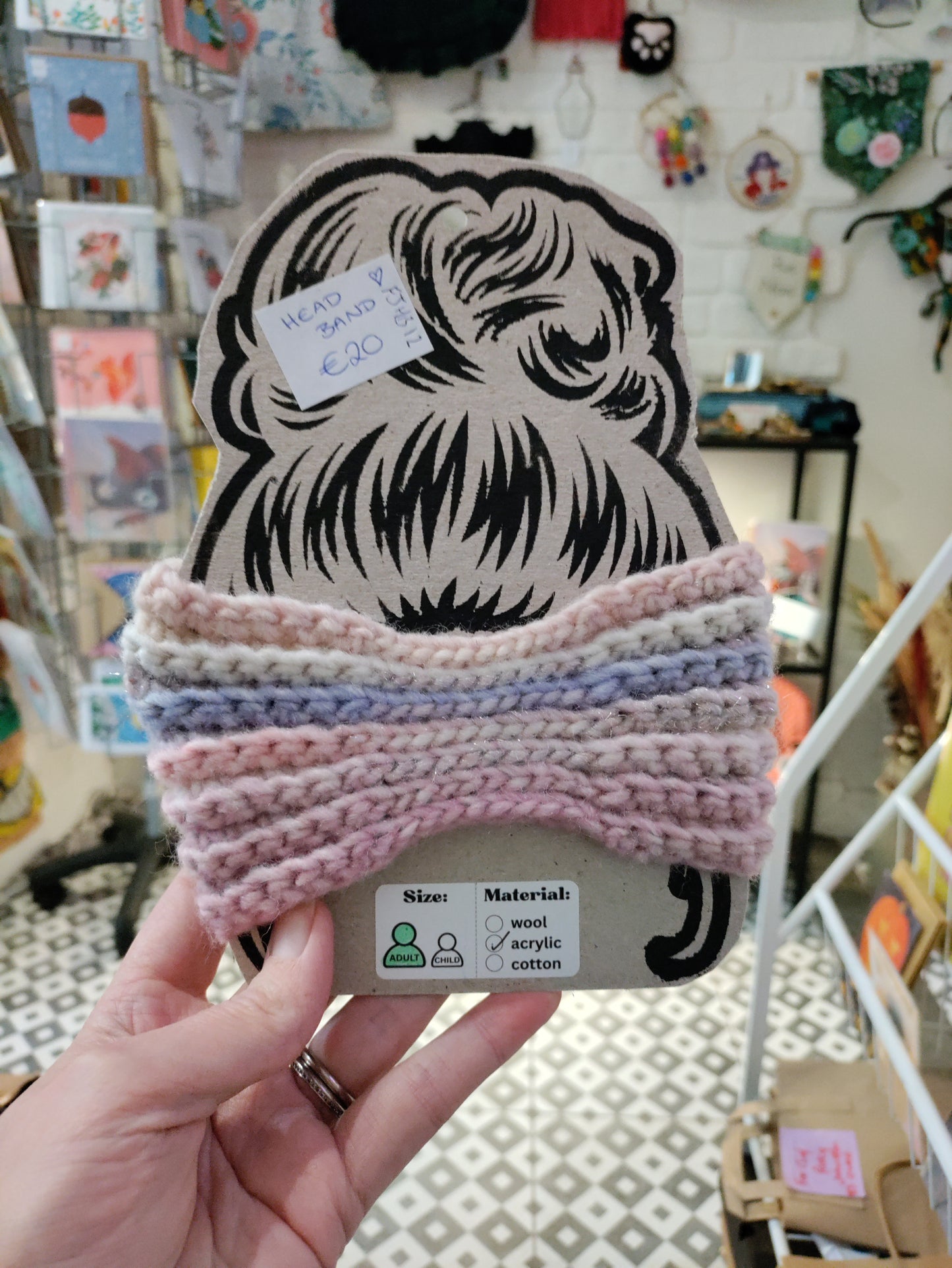 Handmade wool / acrylic headbands