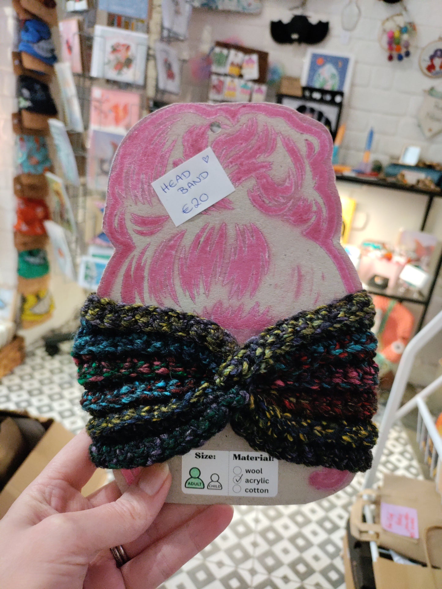 Handmade wool / acrylic headbands