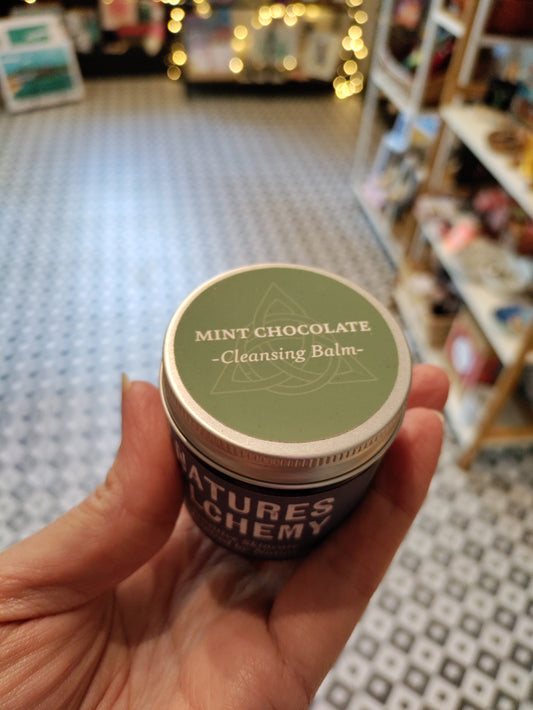 Mint chocolate cleansing balm