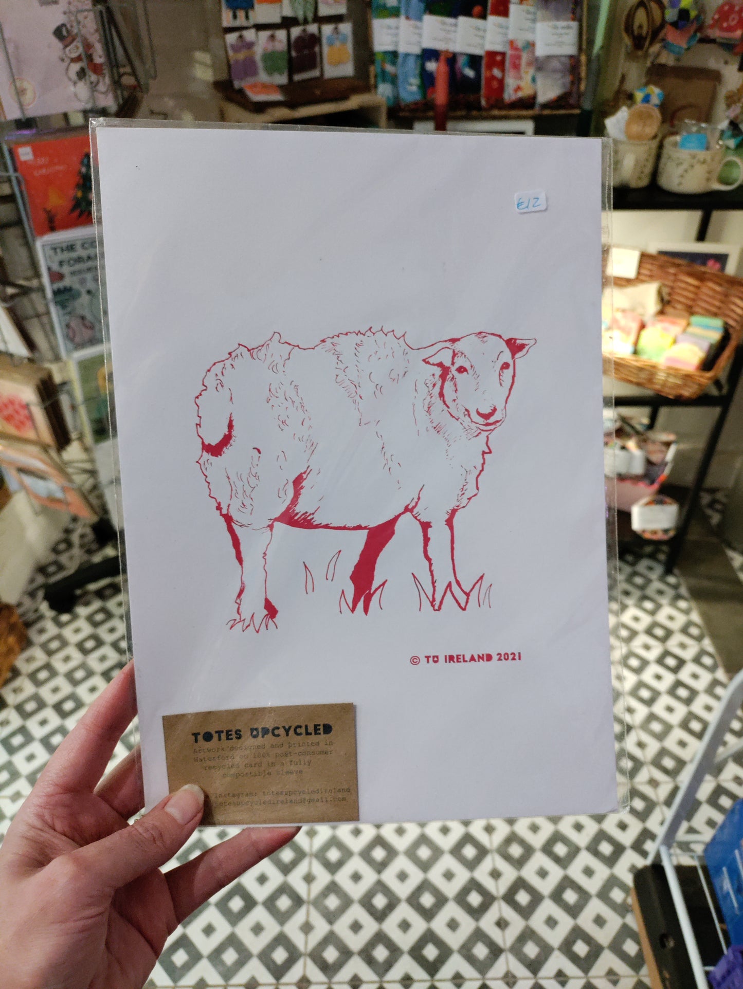 Totes upcycled prints