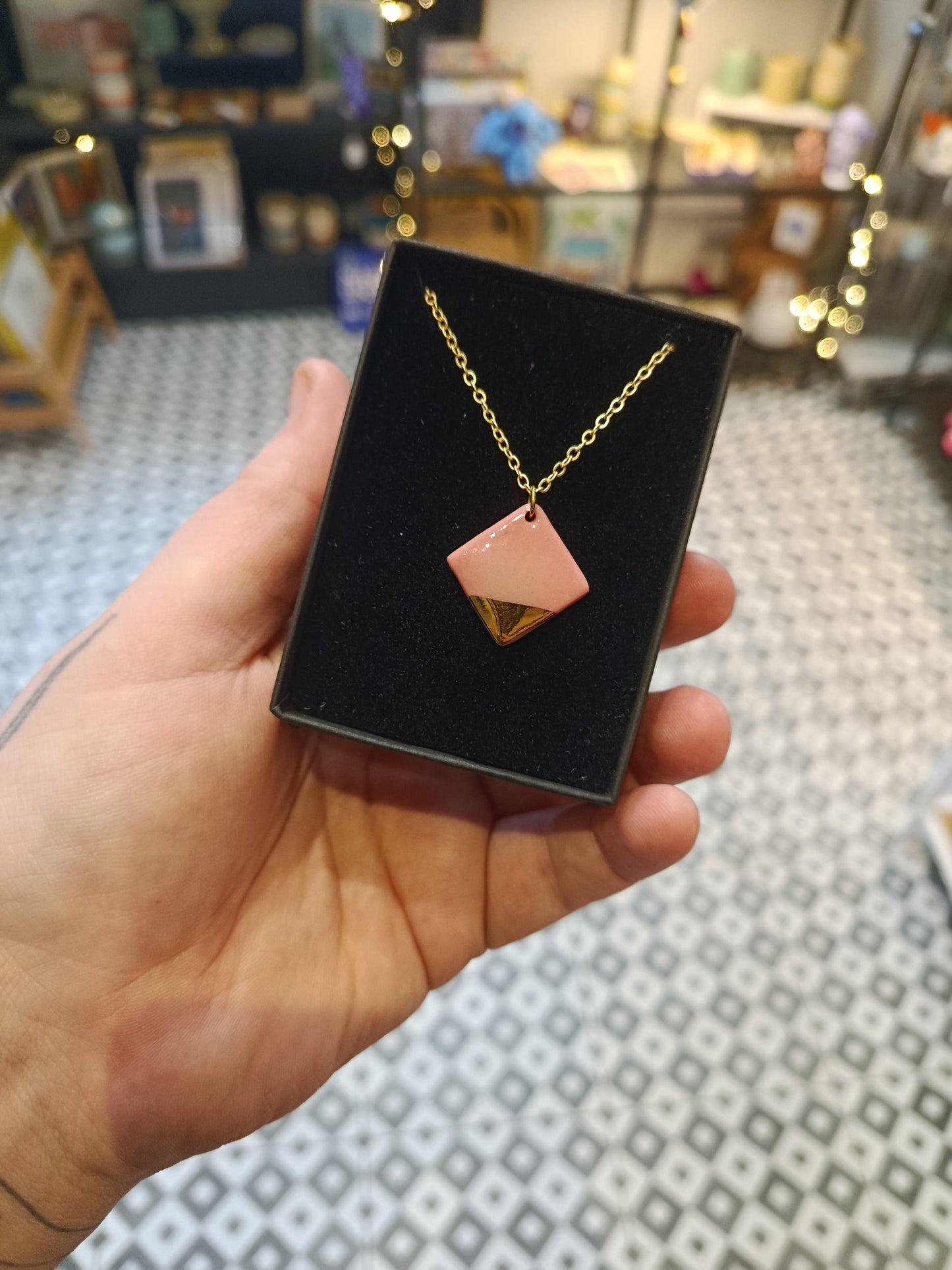 Porcelain necklace