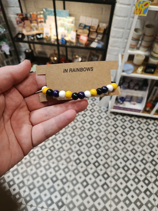 Wooden Bead Pride Bracelets