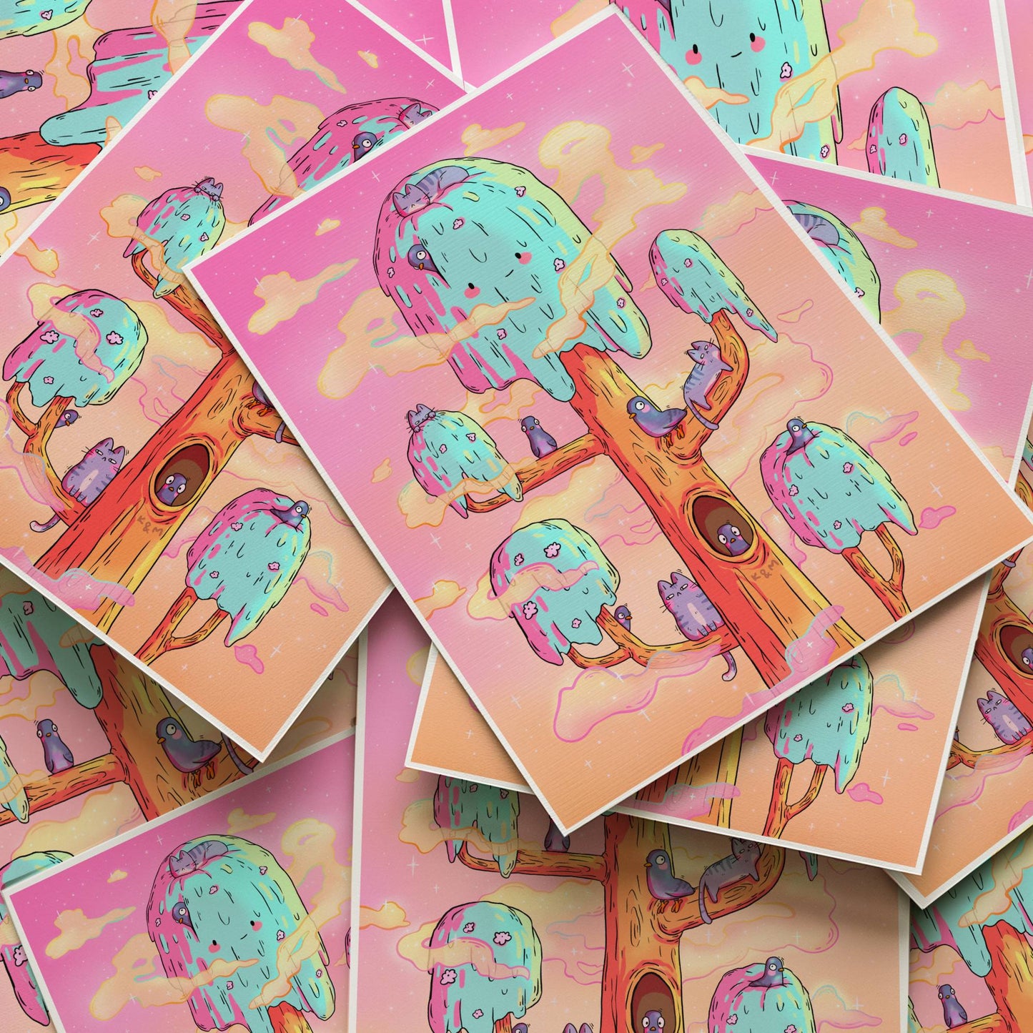 Kitty & Meg A5 Prints