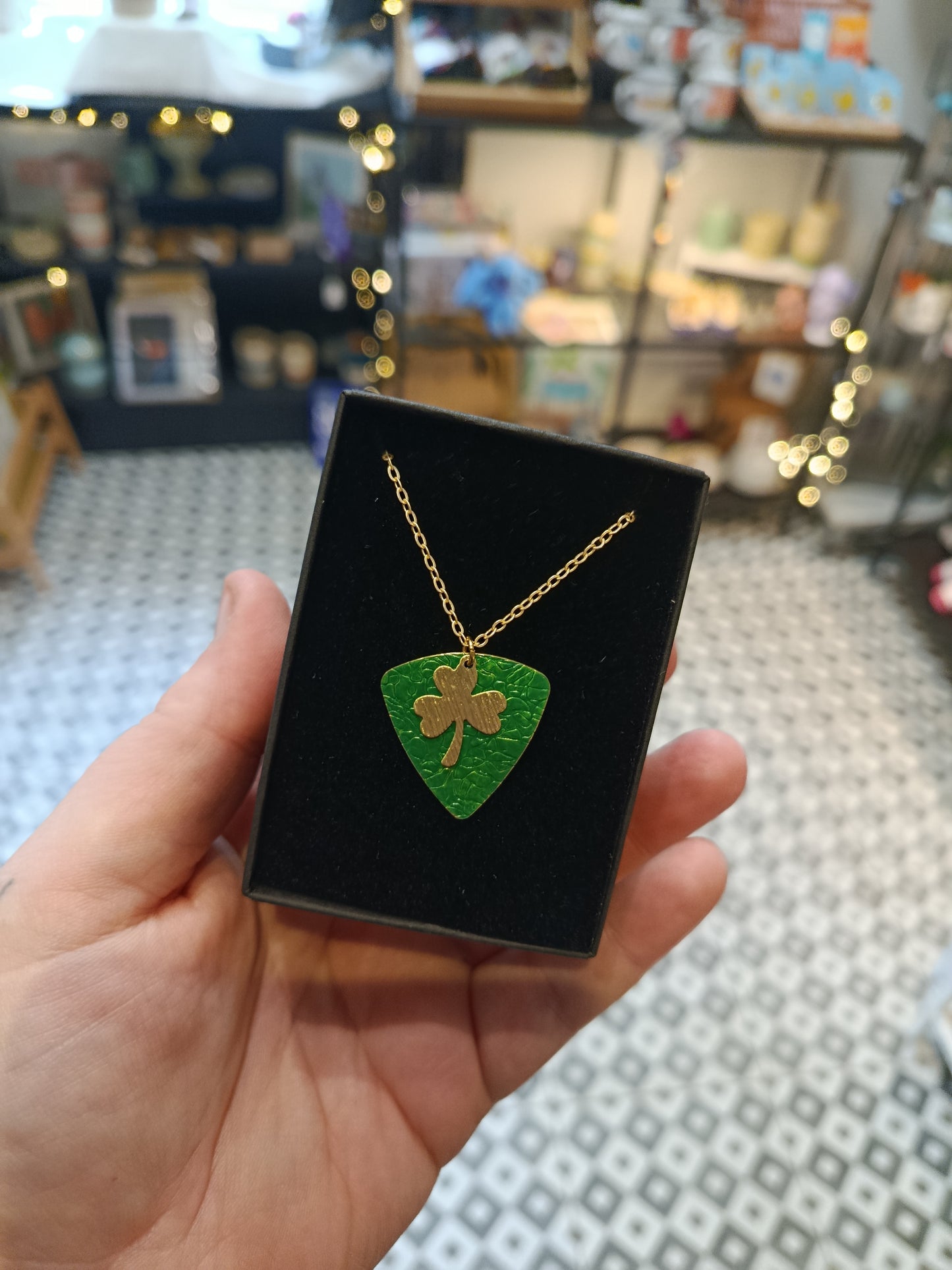 Shamrock Necklaces and Earrings