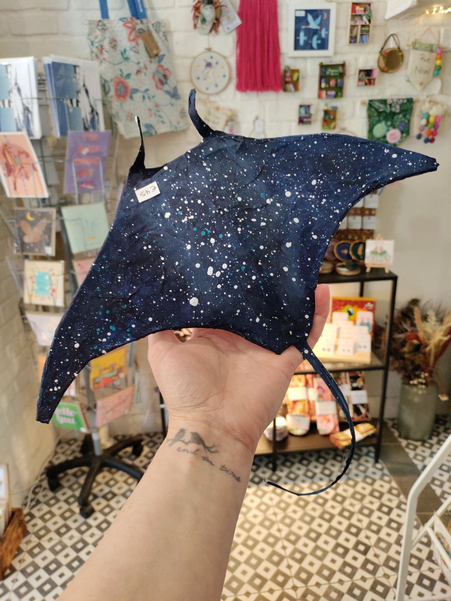 Paper mache sea animals