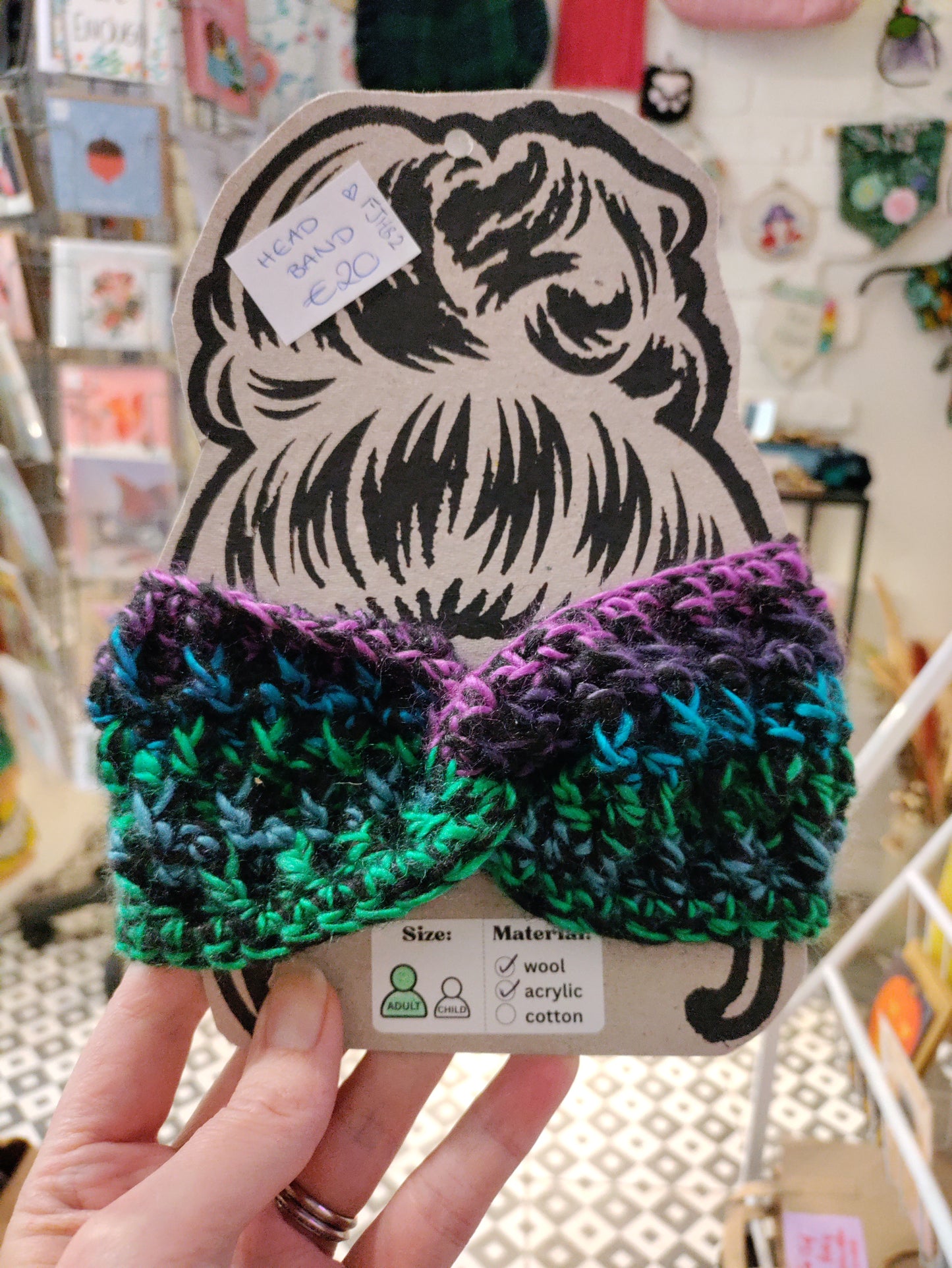 Handmade wool / acrylic headbands