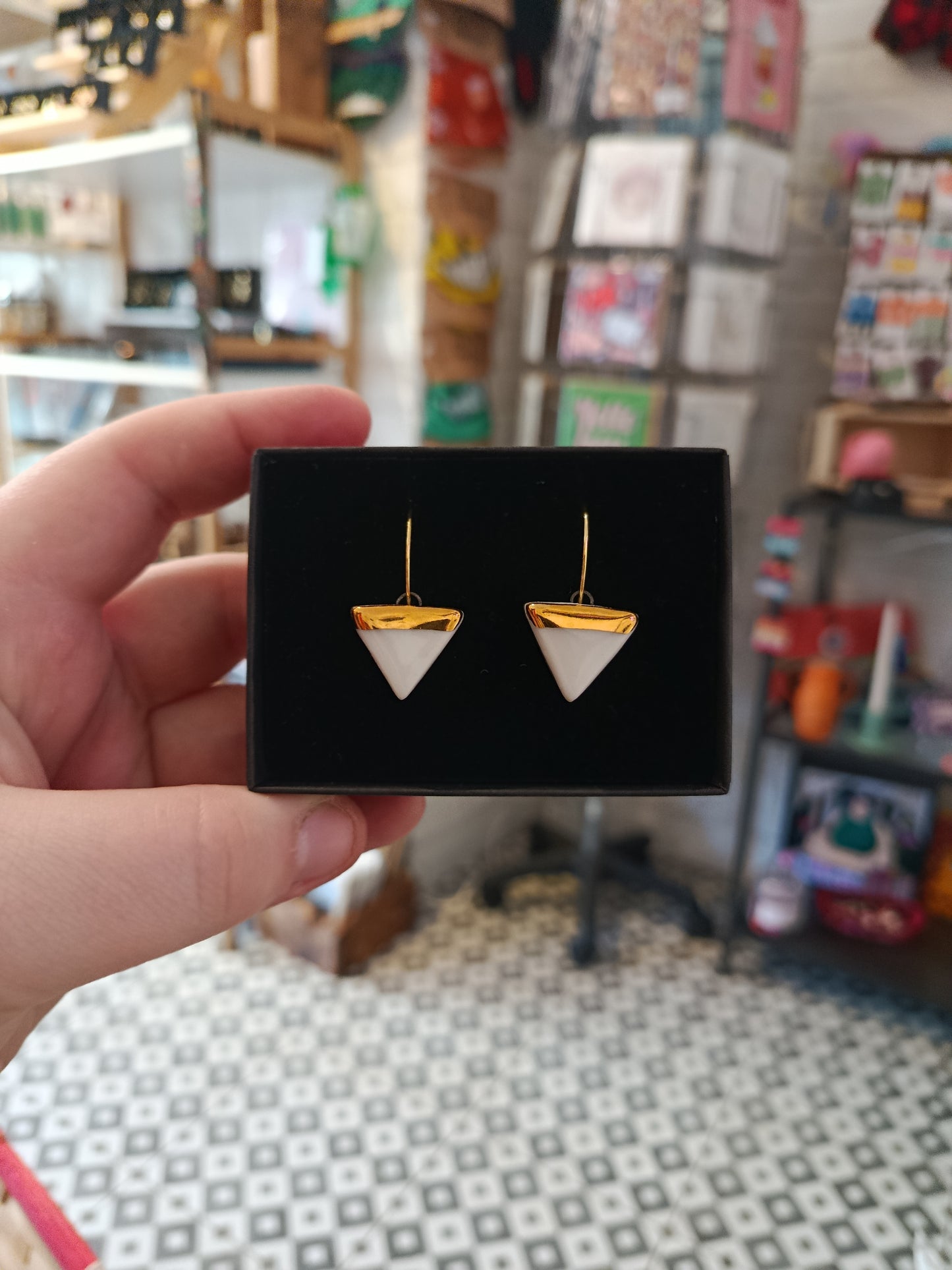 Porcelain earrings