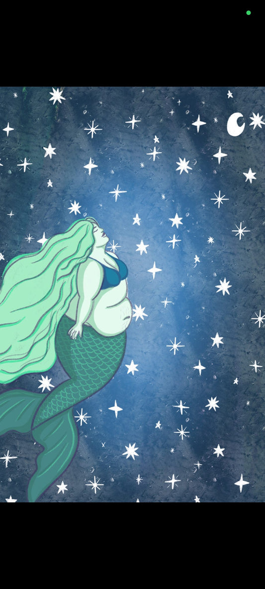 Sky Mermaid Art Print