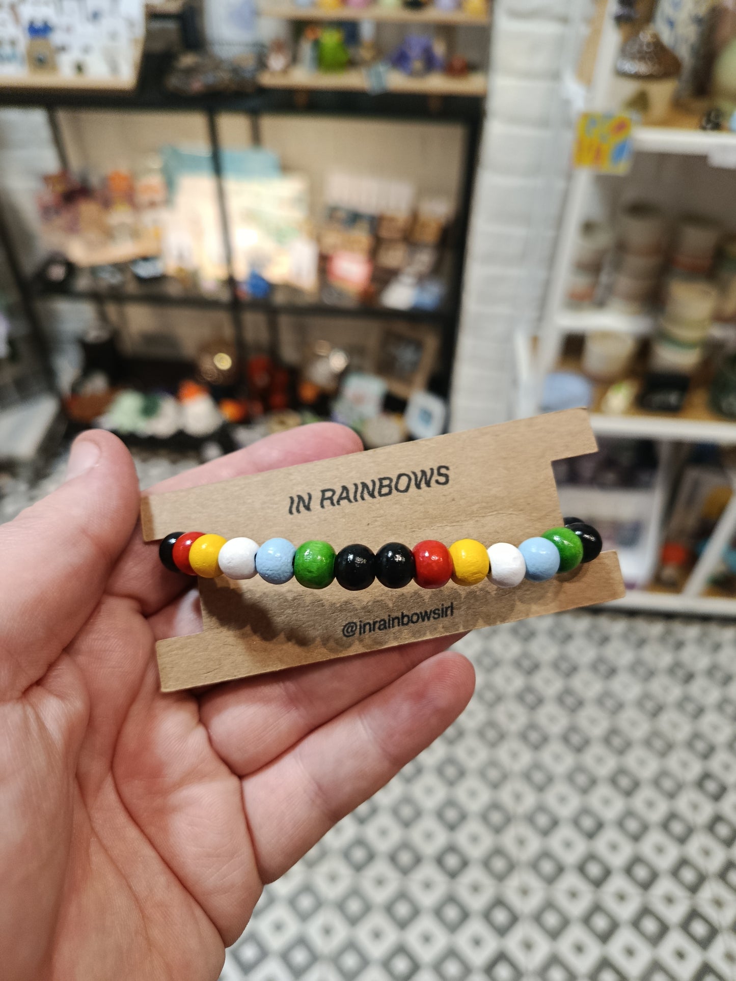 Wooden Bead Pride Bracelets