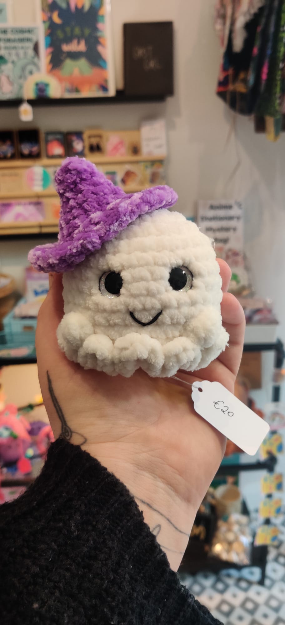 Ghost with witches hats