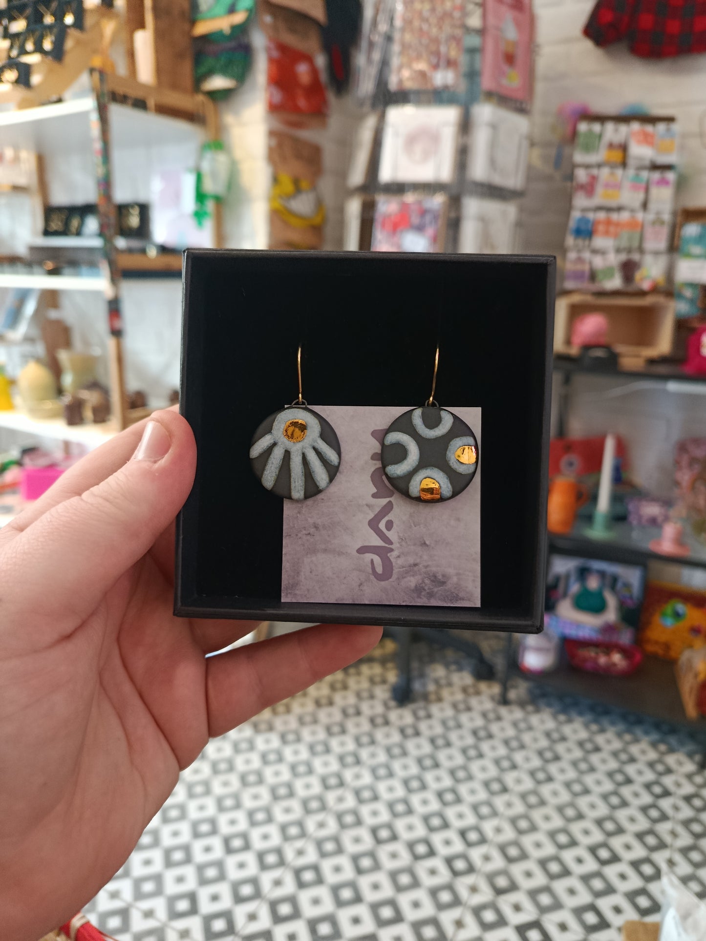 Porcelain earrings