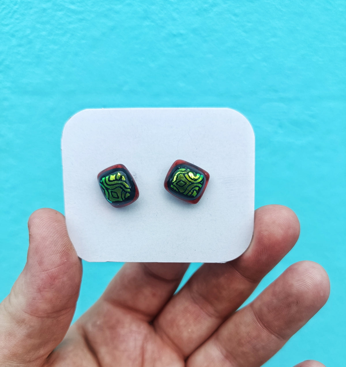 The Glassmakers Yard Fused Glass Studs