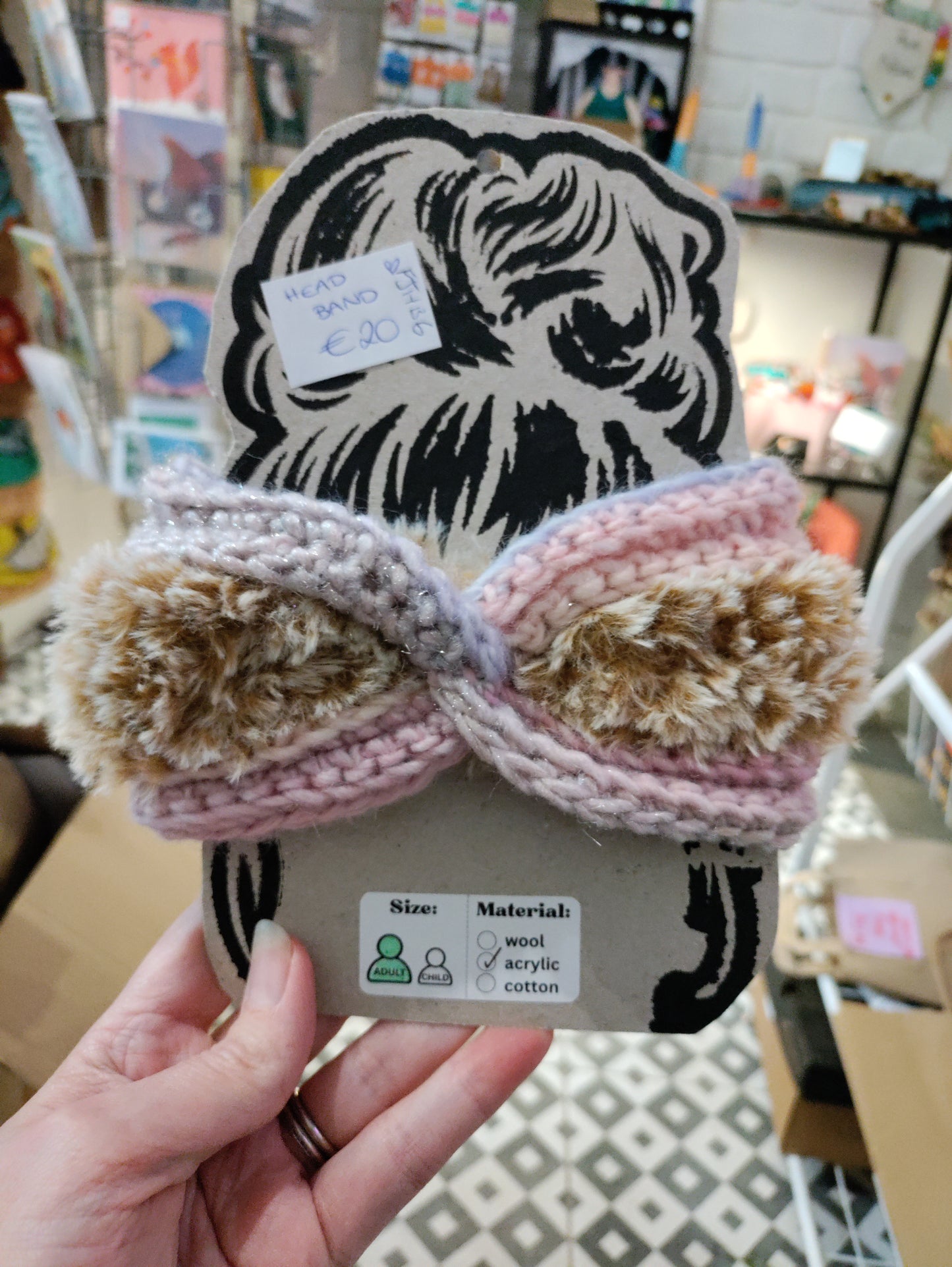 Handmade wool / acrylic headbands