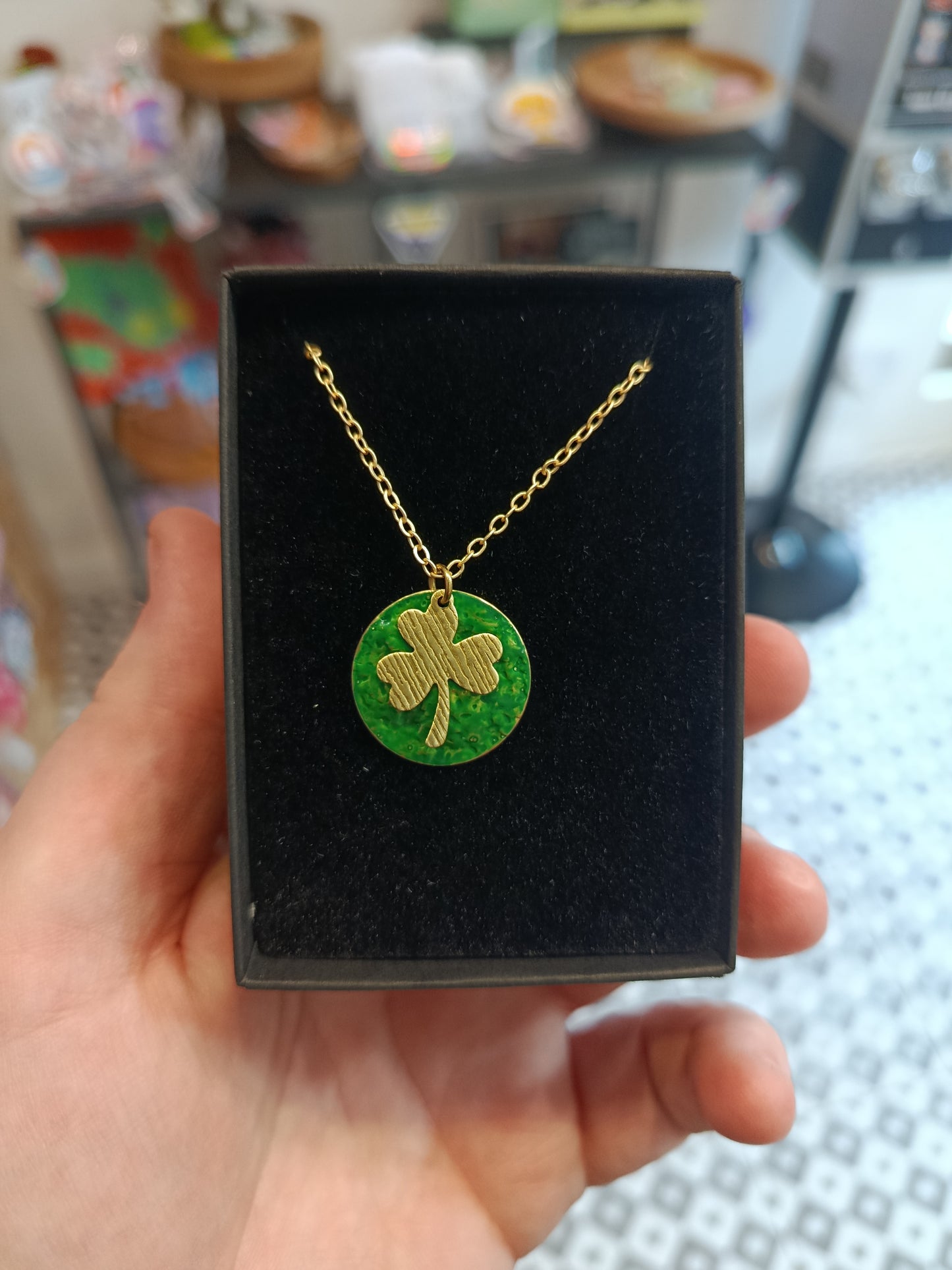 Shamrock Necklaces and Earrings