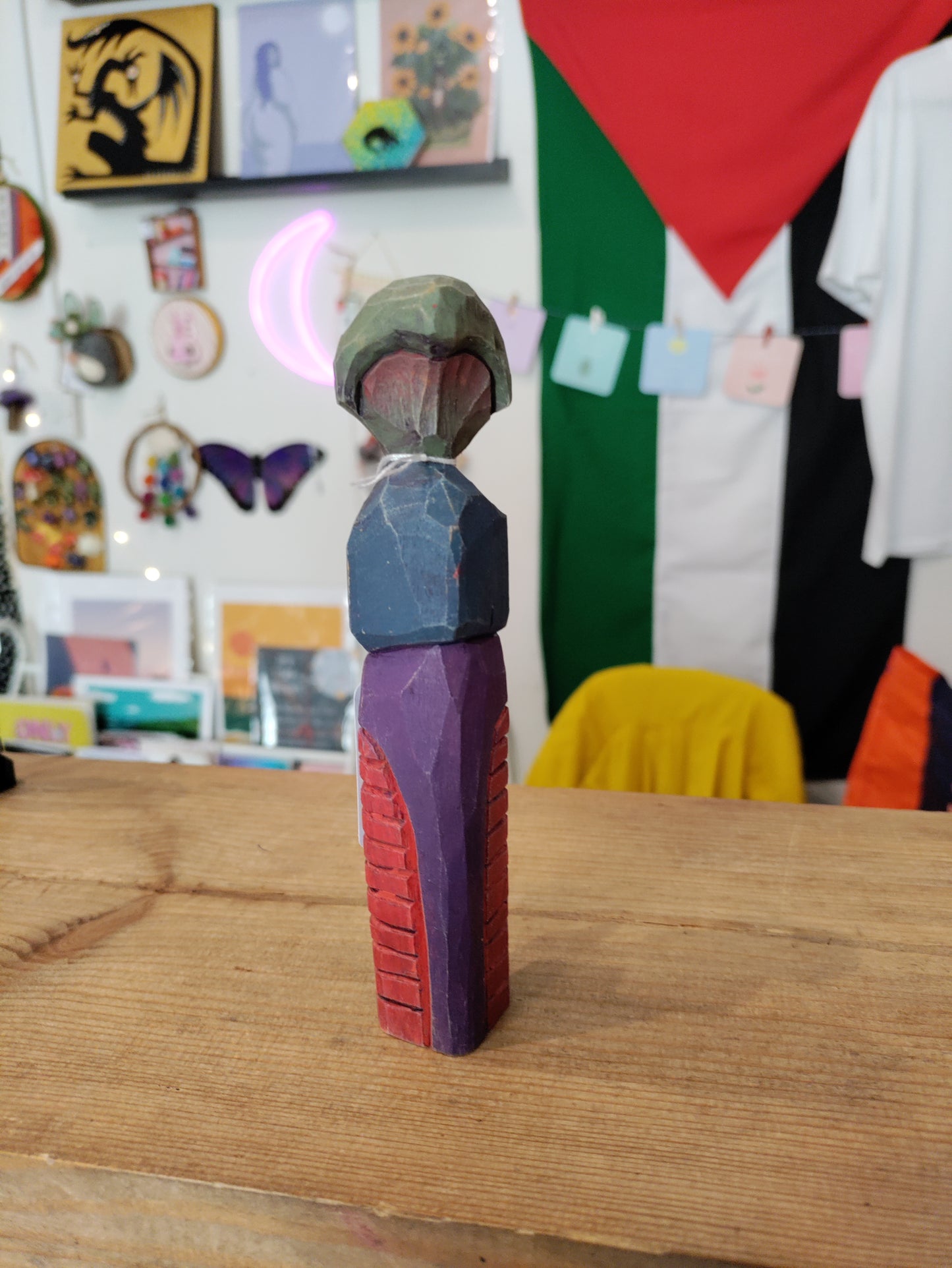 Hand carved figures