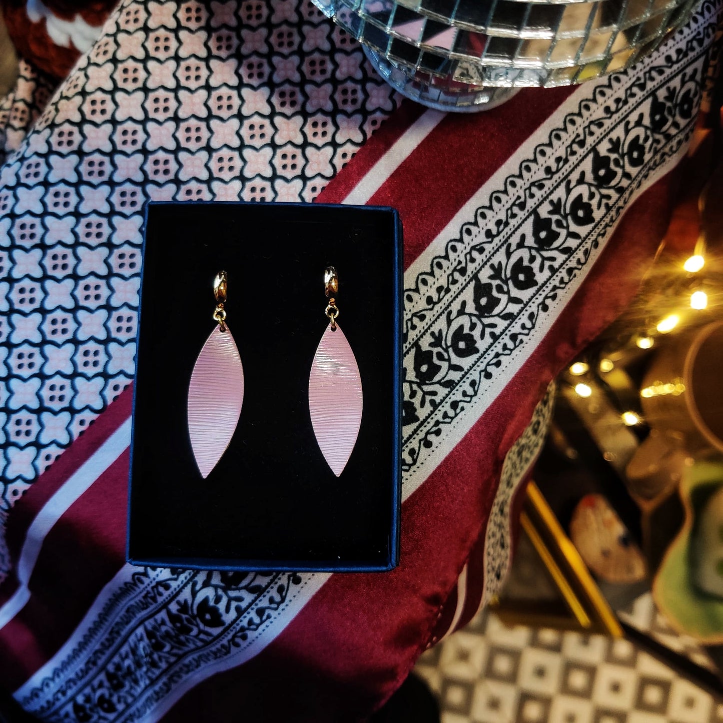 Danu Coloured Brass Earrings