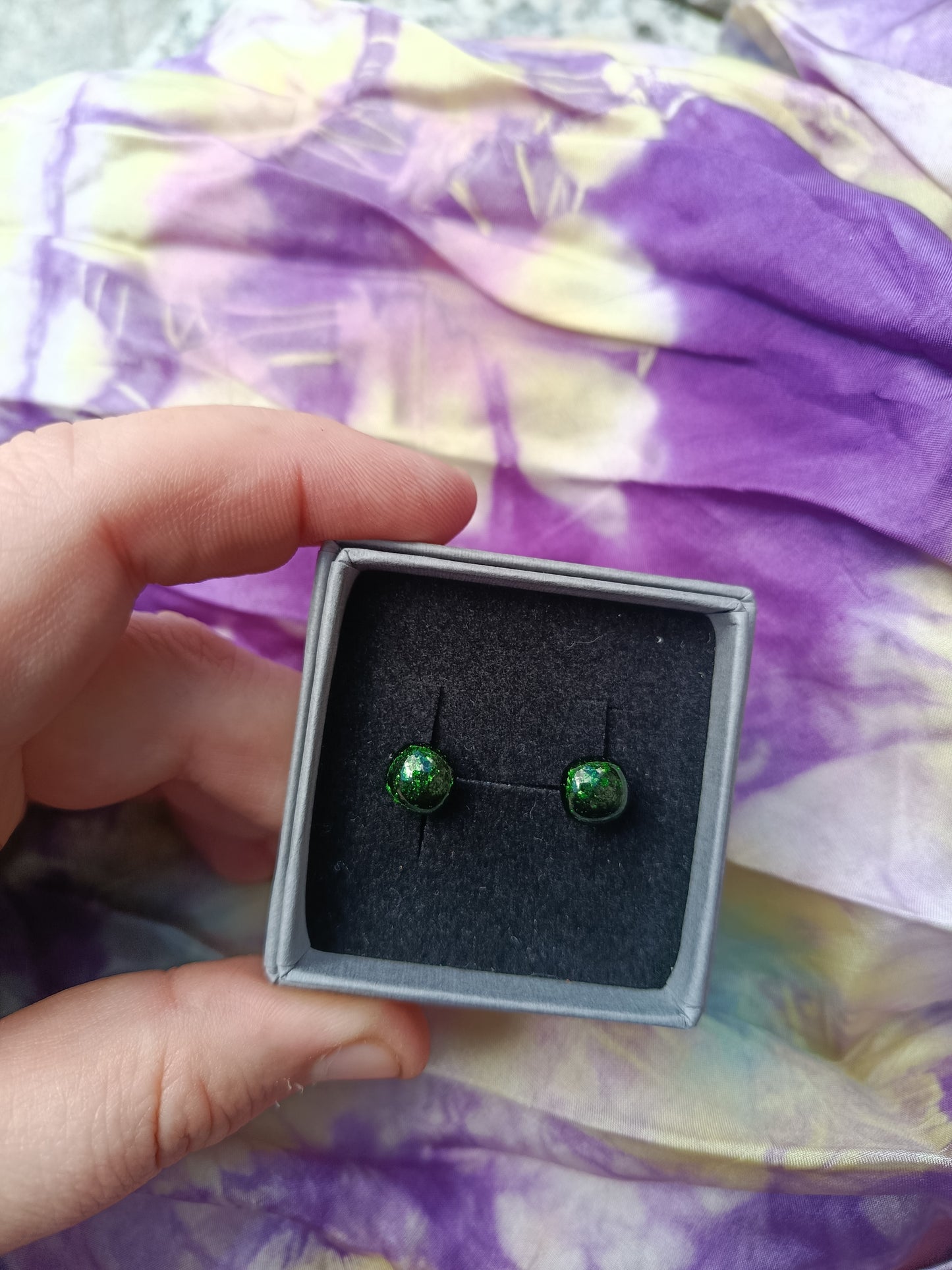 Simple Fused Glass Studs