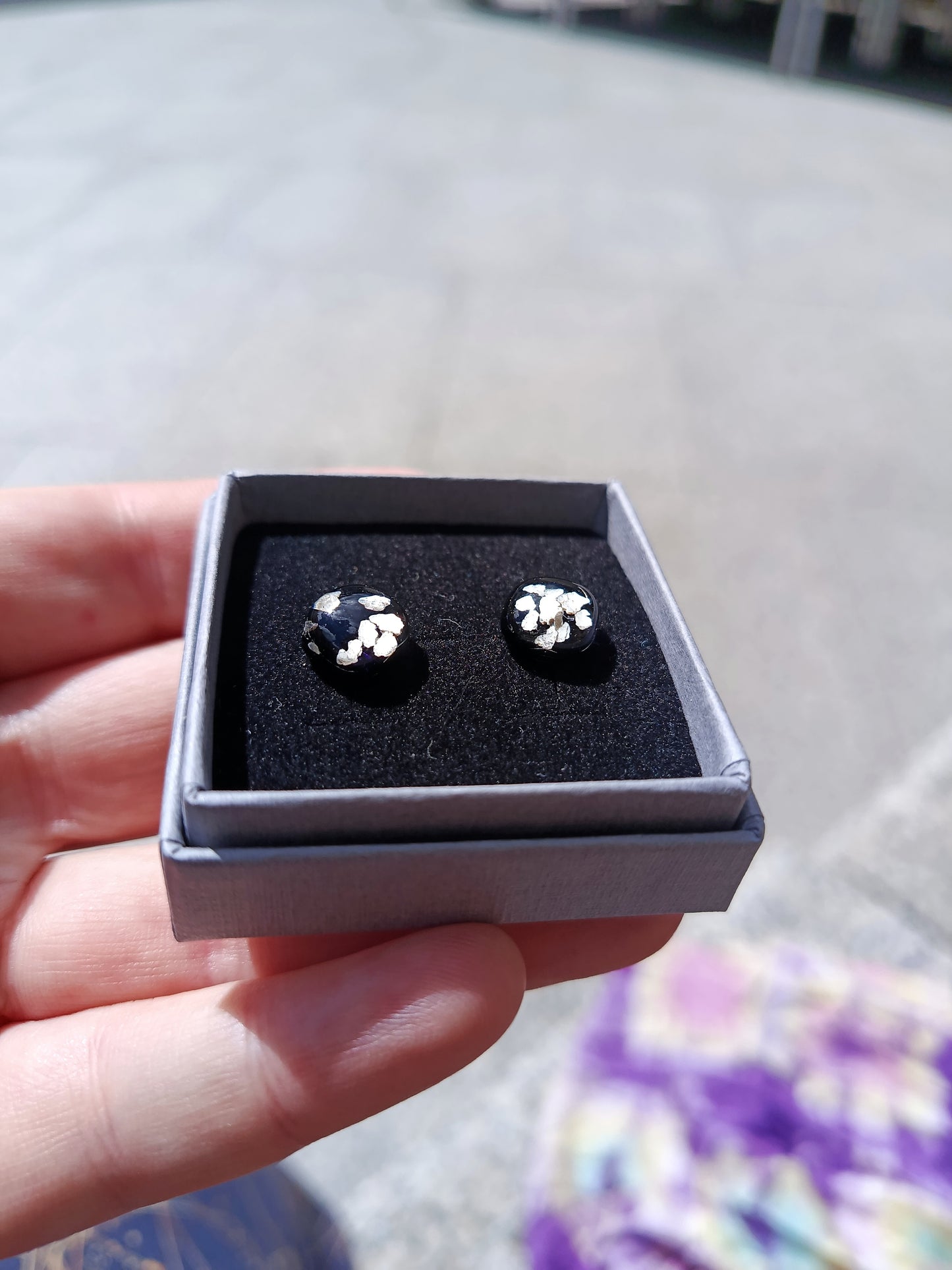 Simple Fused Glass Studs