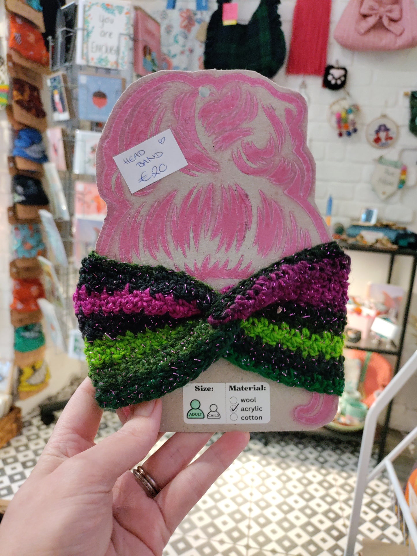 Handmade wool / acrylic headbands