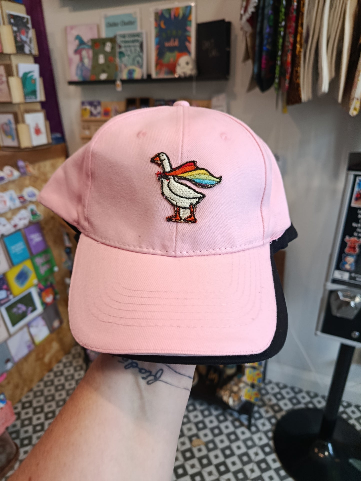 Pinkie don't mosh Peaked Caps
